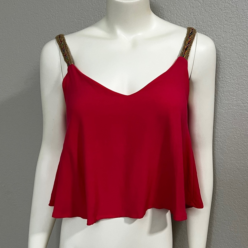 Blue Rain Boho Crop Top